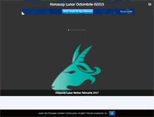 Tablet Screenshot of horoscop-lunar.com